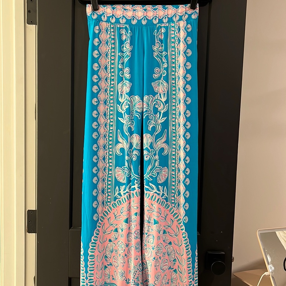 Lilly Pulitzer seashell flowy pant